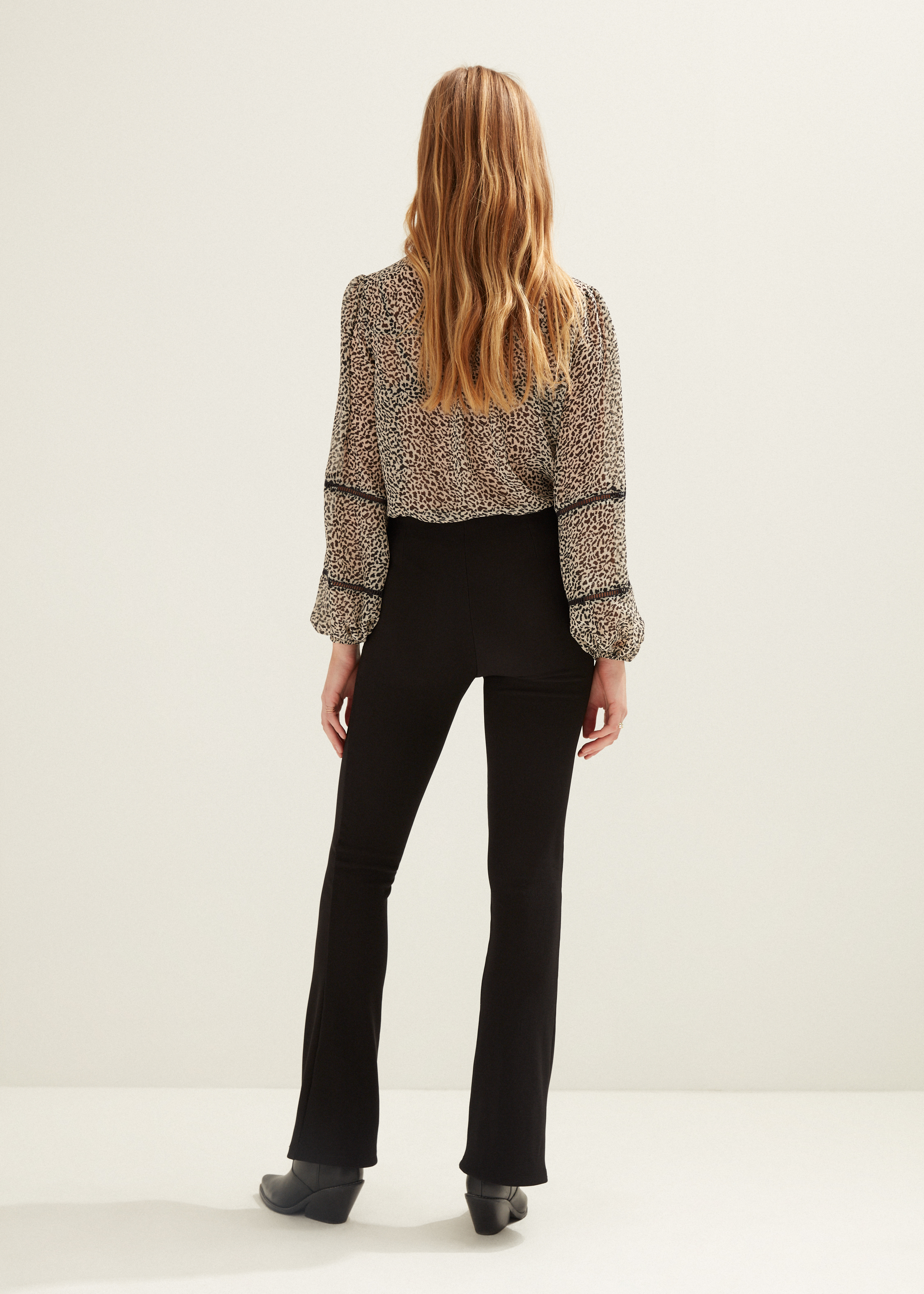 Rib Flare Legging | Costes Fashion