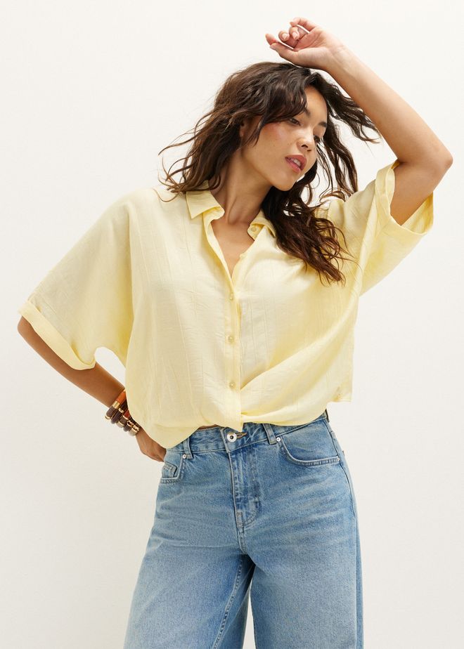 Blouse met gedraaid detail