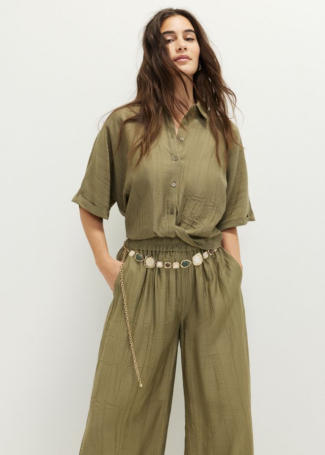 Blouse met gedraaid detail